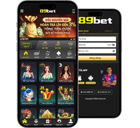 Đăng ký và đăng nhập 89bet
